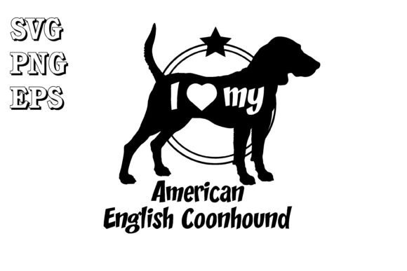 American English Coonhound Silhouette – A Designer’s Review