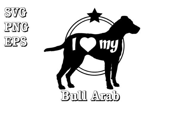 Bull Arab Dog Silhouette