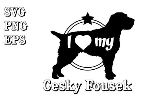 Cesky Fousek Dog Silhouette