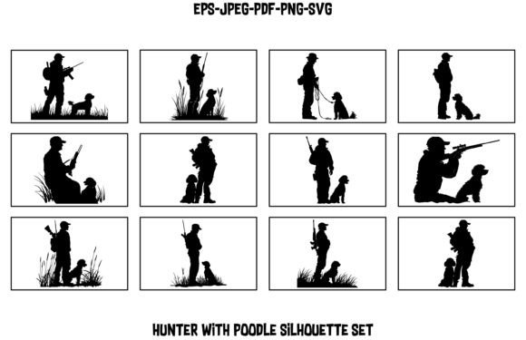 Hunter with Poodle Silhouette Set Review