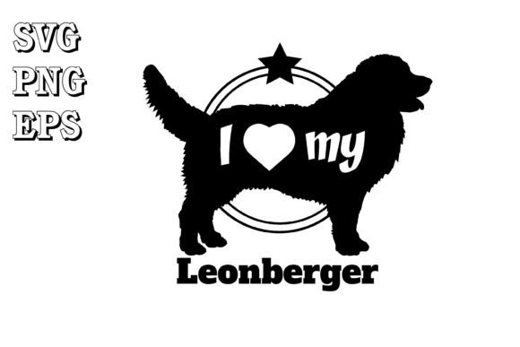 Leonberger Dog Silhouette