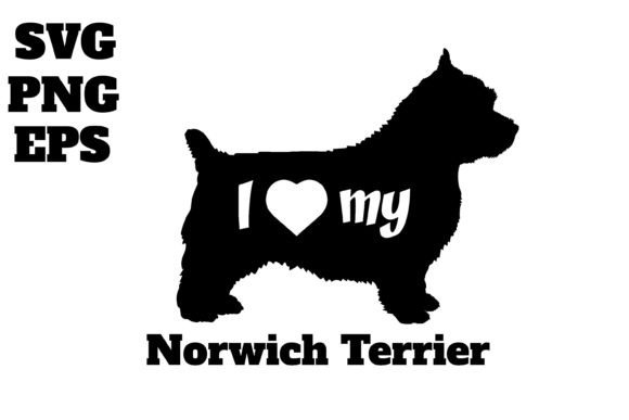 Norwich Terrier I Love My Dog Template Review