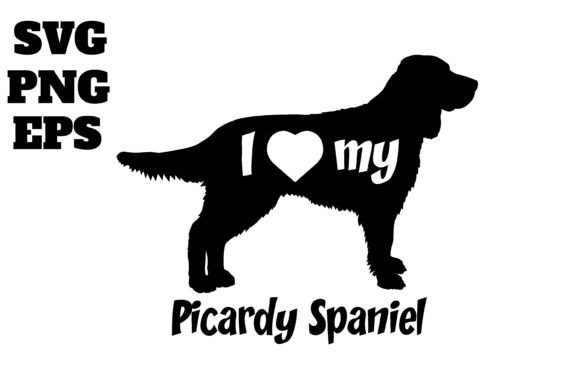 Picardy Spaniel Dog Monogram Vector: A Design Review for Embroidery