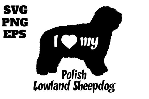 Polish Lowland Sheepdog Silhouette Dog: A Designer's Review