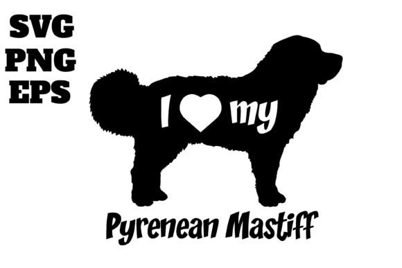 Pyrenean Mastiff Dog Monogram Vector Review